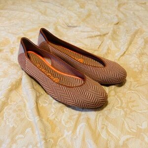 Rothy's The Merino Square - Camel Herringbone - 7 Women